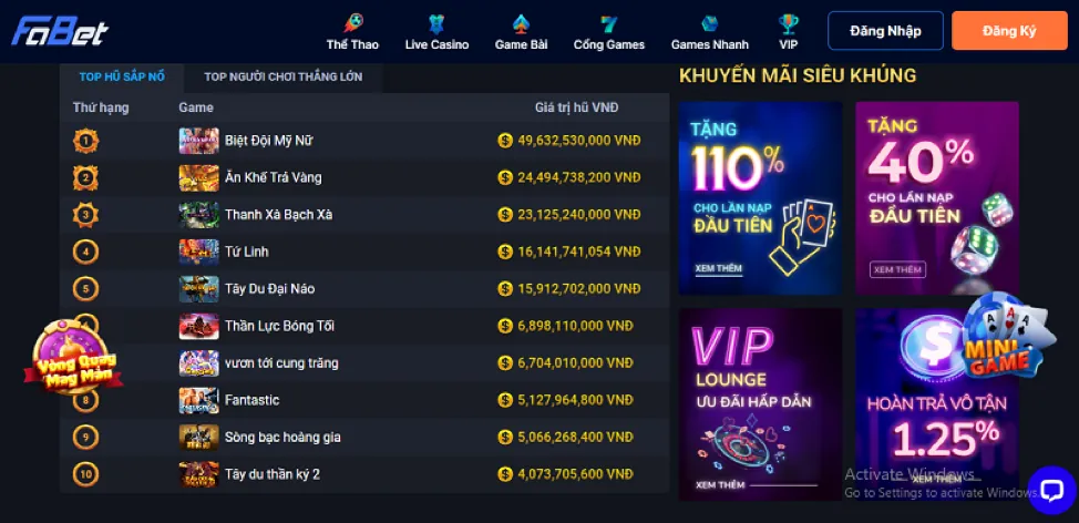 Vòng quay may mắn miễn phí